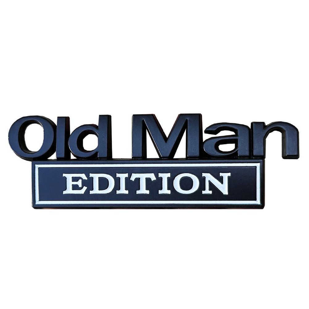 3D Металлическая эмблема Хромированная наклейка на автомобиль OLD MAN EDITION Высокая универсальность Совместимость