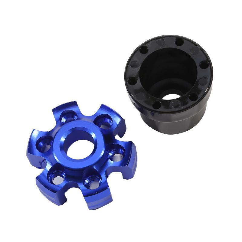 1 Pair Motorcycle Anti-Fall Cup Aluminum Alloy Motorcycle Front Cover Shock Absorber Front Fork Resistance Cup Modified Accessories