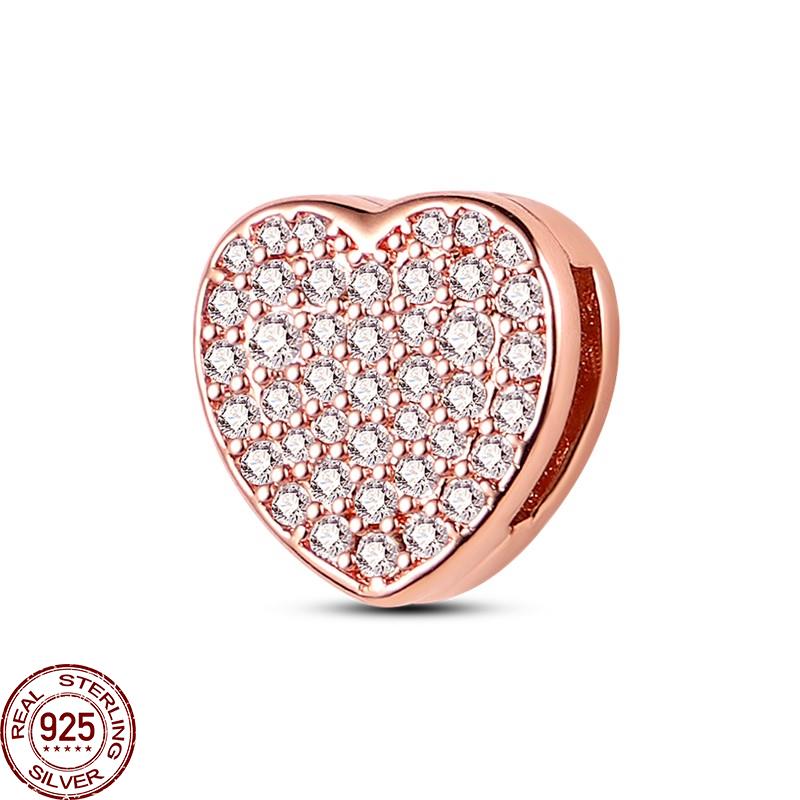 Женская цепочка-зажим из стерлингового серебра 925 пробы с сеткой, круглая подвеска в виде бабочки, подходит для оригинального браслета из сетки своими руками