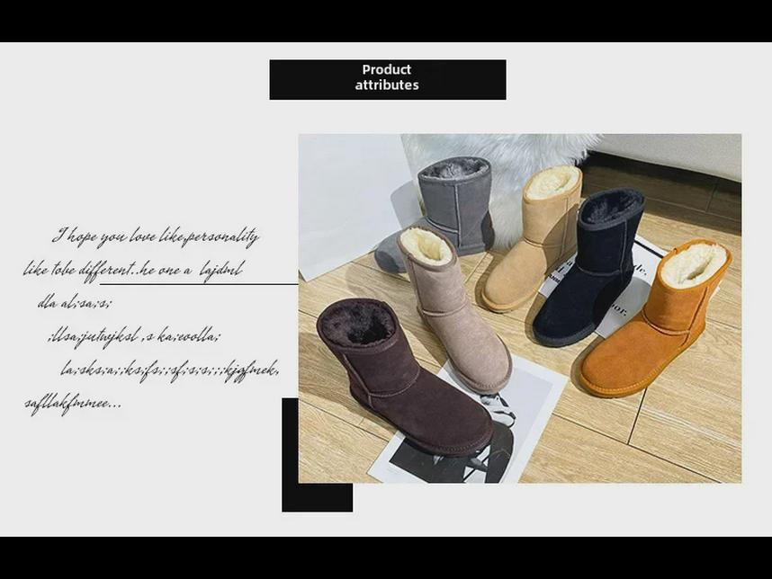 Женские зимние сапоги из коровьей кожи 2025 года — нескользящие, теплые, удобные, модные