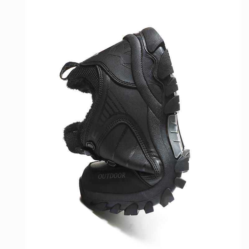 Нескользящие мужские зимние кроссовки Теплые уличные ботинки для хайкинга Плюшевые повседневные спортивные ботинки для кемпинга, скалолазания, треккинга