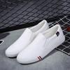 Fashion Men Casual Shoes Canvas Luxury 2024 Mens Loafers Breathable Slip On FlatsMale Vulcanized Shoes White Driving Shoes Plus Size 47