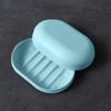 Plastic Soap Case with Lid Travel Soap Holder Portable Soap Container for Bathroom Kitchen Shower Storage Organizer