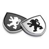 For Peugeot Car Metal Sticker Custom Shield Car Rear Trunk Shield Emblem Badge Sticker For Peugeot 206 207 307 3008 2008 308 407