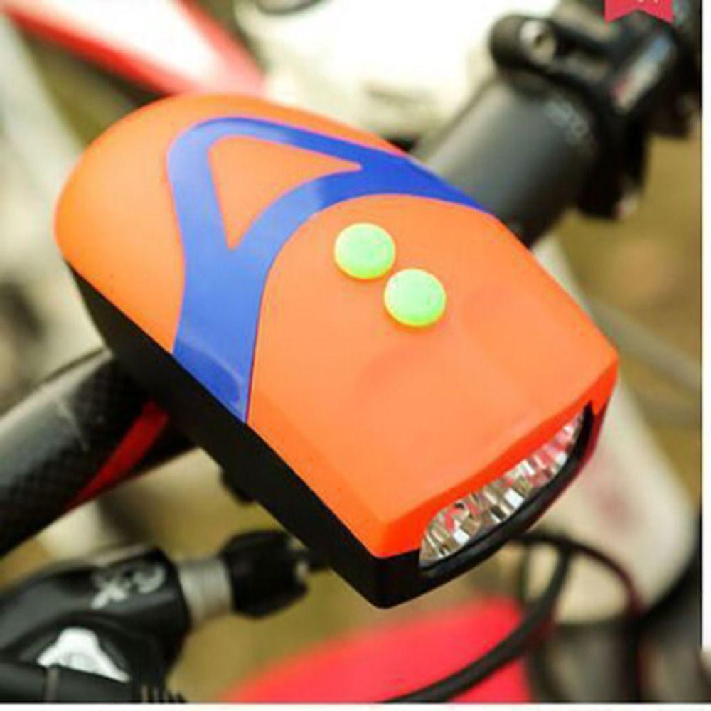Safety Light Bicycle Horn Light 3 LEDs Bike Horns Bike Accessory Cycling Headlight Bicycle