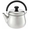 Miyazaki Seisakusho Miyaco Oolong Tea Kettle, 2.5L, Stainless Steel, Wide Mouth, Made In Japan, SP-50, Black