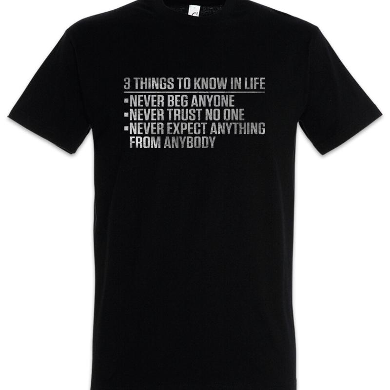 3 Things To Know In Life Scarface Tony Movie Quote Fun Montana T Shirt