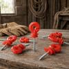 50Pcs Screw In Design Fence Insulator Rainproof Screw In Insulator  Timber Post