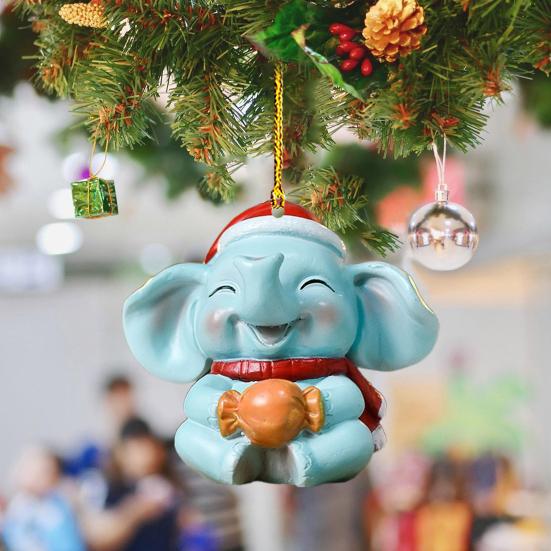 2023 С Новым годом Рождественские украшения DIY Рождественский подарок Снеговик Рождественская елка Животное Подвеска Кукла Подвесное украшение