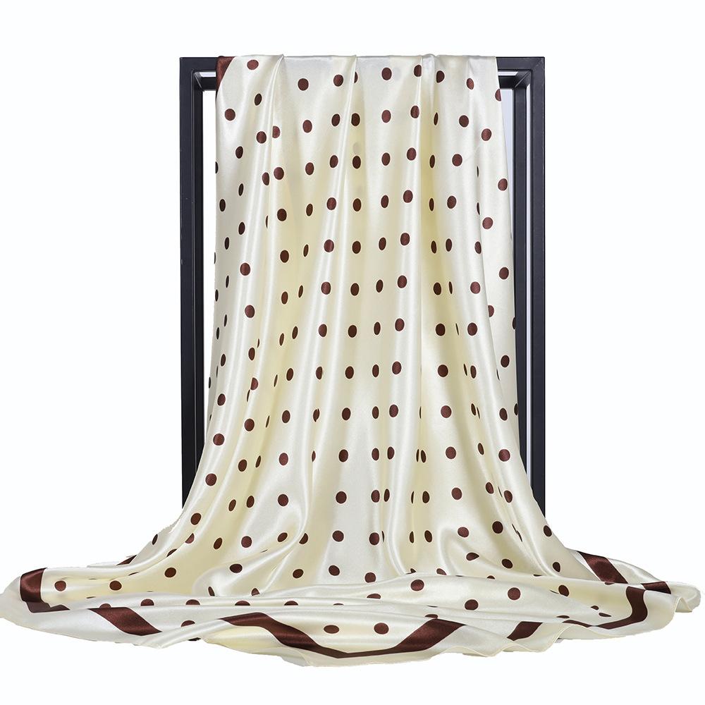 High-quality Luxurious Silk Scarves Headband Scarfs Neck Scarf For Women Chain Silk Scarf Women's Decorative Shawl