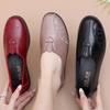 Middle-aged and Elderly Women's Spring and Autumn Shoes Mom's Comfortable Slip-on Flats Granny's Lightweight Soft Sole Loafer Shoes