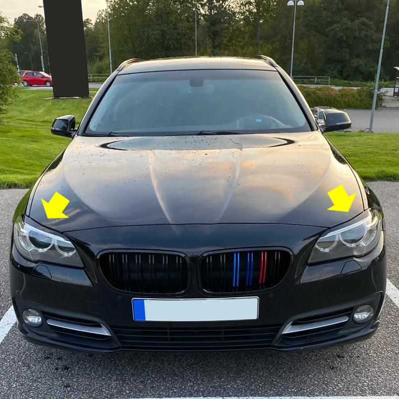 Для BMW аксессуары 5 серии F10 F11 F18 535i 525i 520i 530i 2011-2017 автомобиль фара бровь век лампа свет брови
