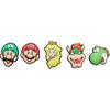 [Crocs] Jibbitz, Shoe Accessory, Shoe Charm Super Mario 5 Piece Pack, Men's Multi Free