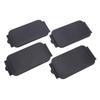 4PCS Truck Bed Rail Caps FL3Z99290D90AB Plastic Bedrail Insert Plug Box Stake Pocket Cover Replacement for F 250 F 350