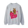 Scooby Doo Womens/Ladies Love Heart Sweatshirt