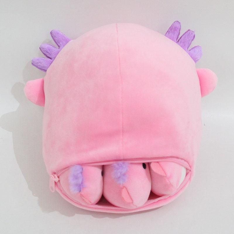 Squishmallow Розовый Аксолотль Джек Салли Корова плюшевая плюшевая кукла для матери и ребенка, Рождественская кукла, хлопковая набивка
