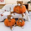 Creative Pumpkin Bear Plush Toy Children's Soothing Doll Claw Machine Event Gift Home Pillow Bathroom Window Ornaments