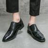 Brogue Business Men's Leather Shoes Fashionable and Versatile Gentleman Style Office Wedding Outdoor Party Men's Plus Size Shoes
