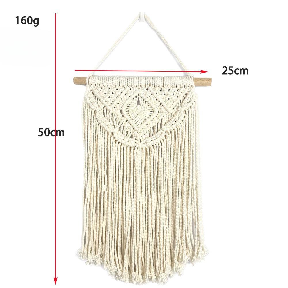 Macrame Wall Hanging Boho Wall Art Decor Woven Chic Bohemian Room Decor for Bedroom Living Room Dorm Apartment