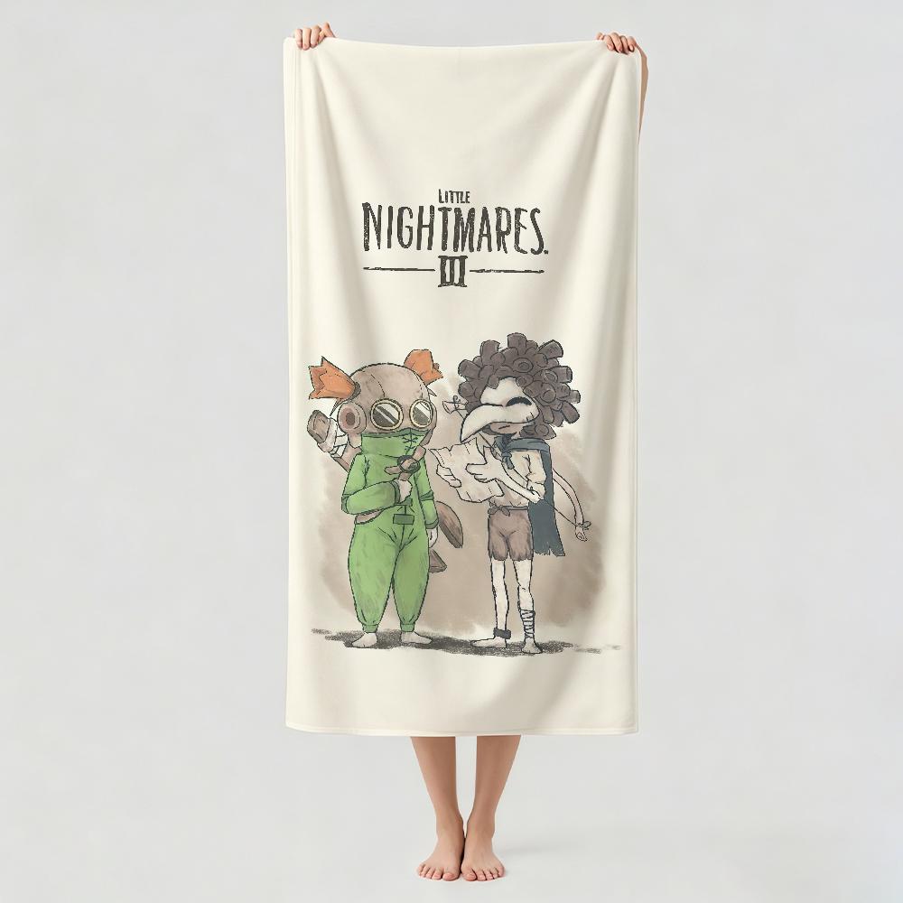 Приключенческая игра L-Little N-NightmareS Полотенце Сушилка Банное полотенце Применимо для Легкого плавания Кемпинга Йоги Пляжа Выход
