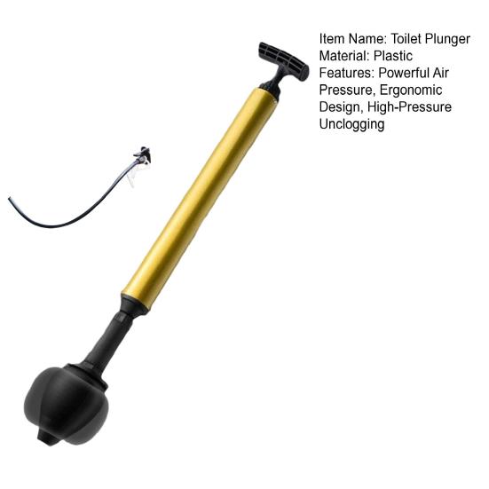 Комплект для прочистки засоров вантузом высокого давления для засоров в унитазе, раковине, душе, нержавеющая сталь, инструмент для удаления засоров с мощным вантузом