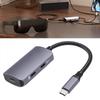 Адаптер USB C для AR-очков PD 100 Вт Быстрая зарядка 4K 60 Гц Двойной USB C Адаптер для AR-очков и Игр Подходит для 2