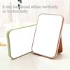 Desktop Makeup Mirror Foldable Anti-fog Makeup Tool Simple Portable Princess Mirror for Home