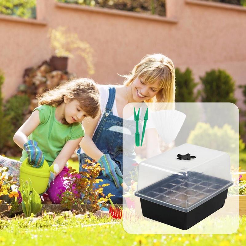 Мини Посадочный Поддон Квадратный Набор для Выращивания Рассады Садовые Принадлежности для Суккулентов Овощная Теплица Размножение