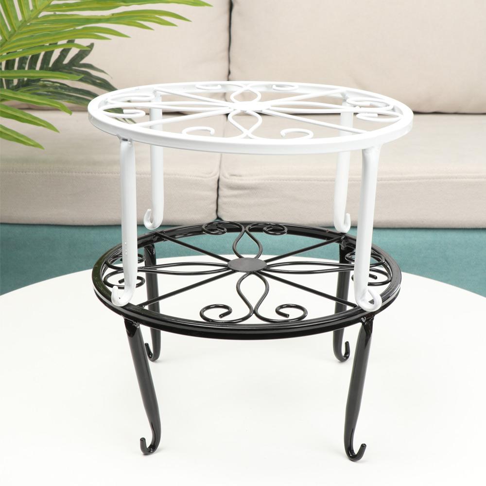 Outdoor Balcony Home Decor Metal Bonsai Rack Flower Pot Stand Flowerpot Supports Display Shelf