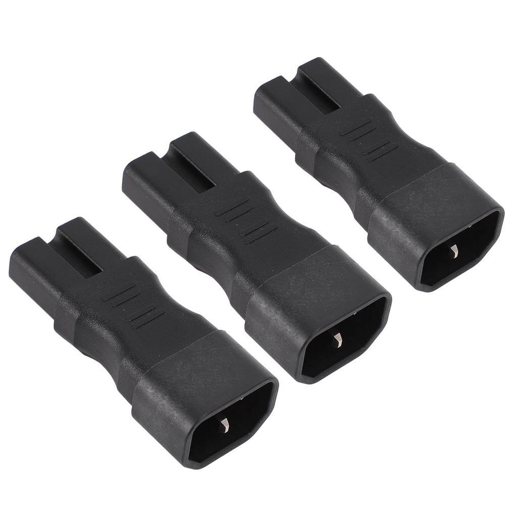 3PCS Comb адаптер питания IEC320 C14 на C15 ПВХ и медный разъем адаптера питания для ноутбука 250 В