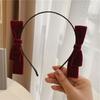 Party Girls Women Wash Face Headwear Hair Accessories Hair Hoop Velvet Bow Headband Hair Bands