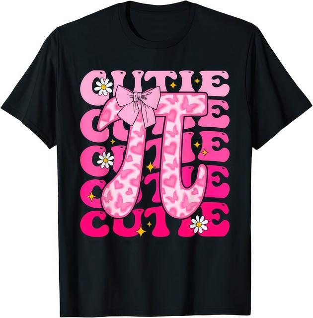 Pi Day Coquette Bow Cutie Pi Math Teacher Unisex Kids TShirt