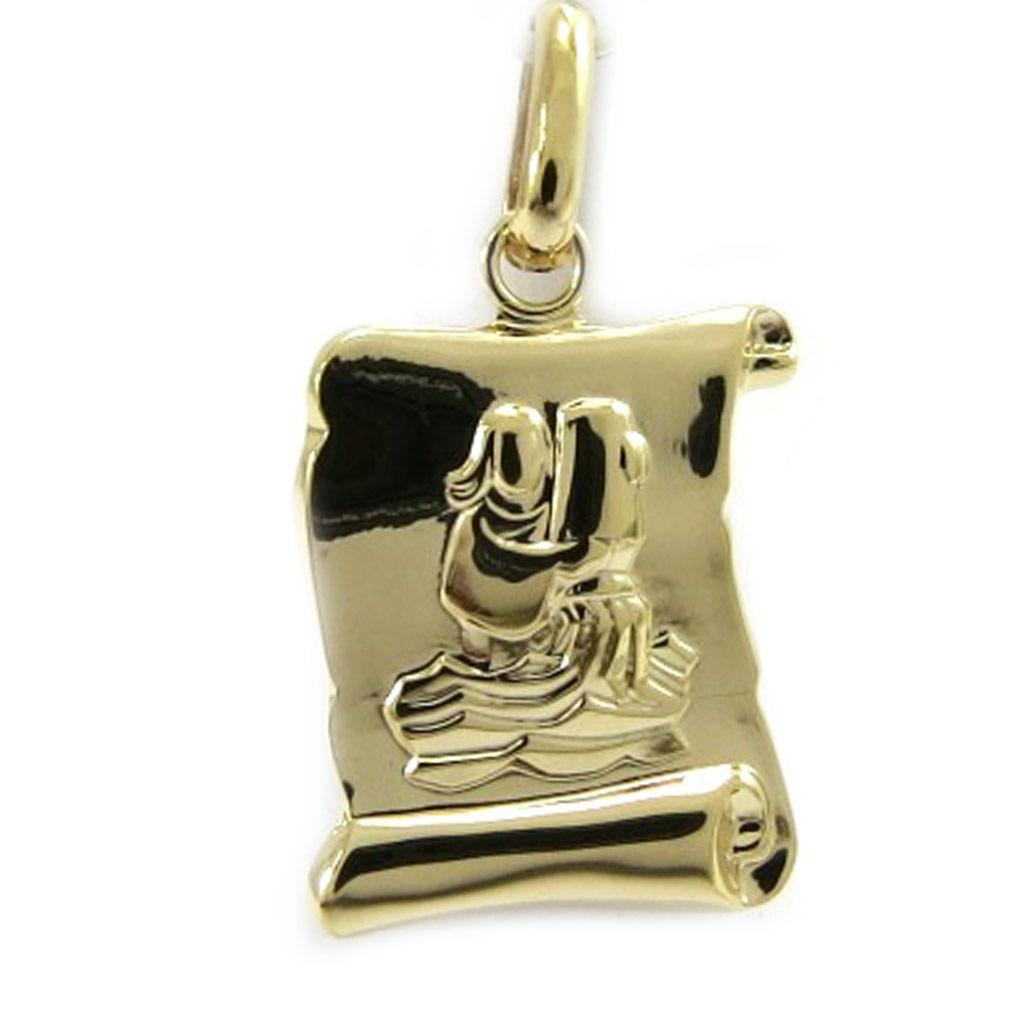 Altesse [L5324] - Позолоченный кулон "Водолей"