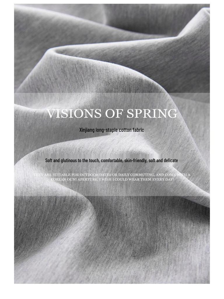 Women's Slim Fit Gray Hooded Sweatshirt - Petite Autumn Style 2025