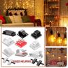 10Pcs Christmas Light Clips, Hooks For Outdoor String Lights Clips, Adhesive Cord Organizer Hooks, Sticky Wire Holder For Hanging Christmas Lights