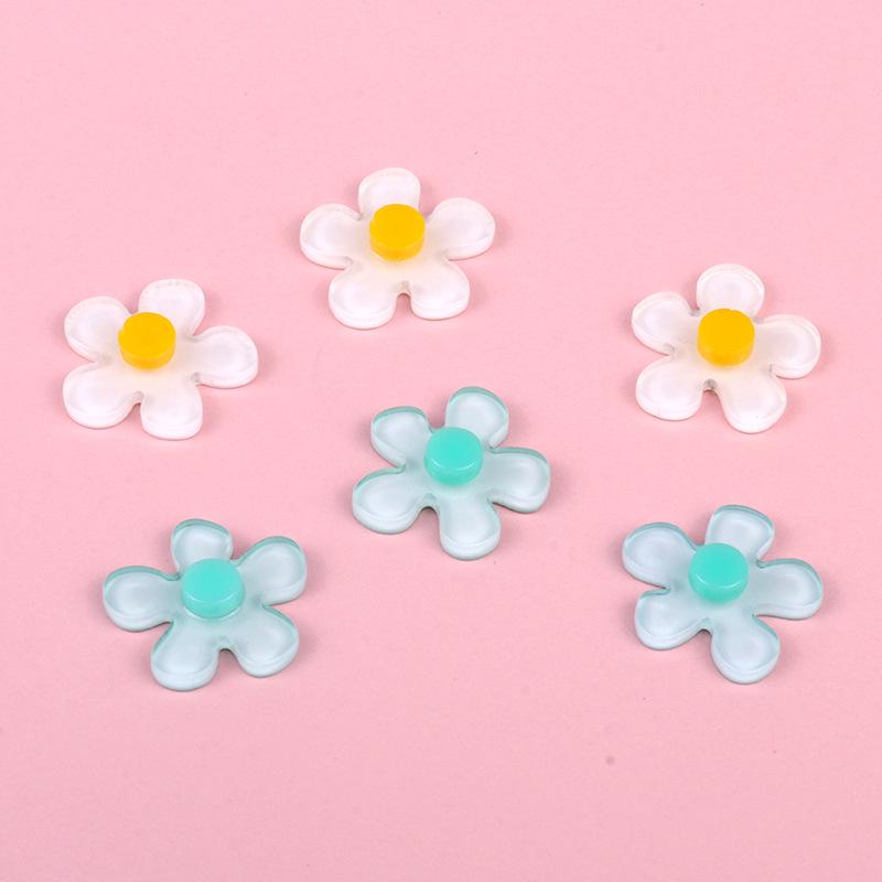 Акриловая желейная нашивка в виде цветка для сережек и украшений чехлов для телефонов своими руками