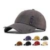 Denim Hole Baseball Cap Men's Sunshade Cap Women Ponytail Panama Cap Snapback Hat