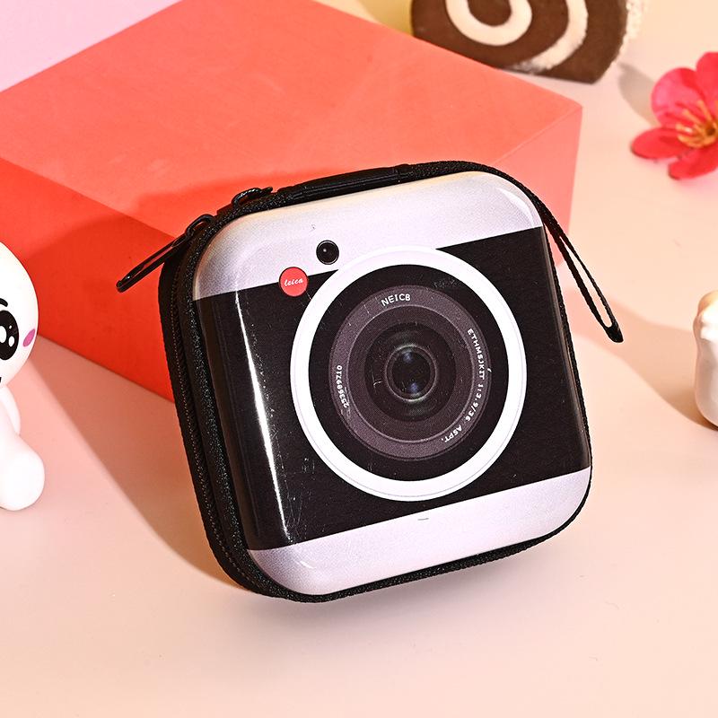 Мини кошелек для монет в виде кассеты в стиле ретро с изображением животных-интернет-знаменитостей для девочек