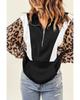 Leopard Pullover Sweatshirt