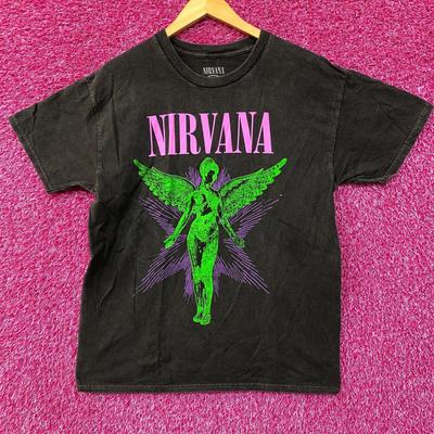 Nirvana In Utero Графический дизайн Хлопковая футболка 100% Мужские футболки Топ