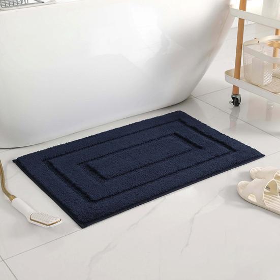 Doormat Oblong Shape Anti-slip Strong Water Absorption Foot Drying Wear-resistant Indoor Entrance Door Mat Living Room Kitchen Bathroom Entryway