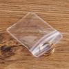 100Pcs PVC Plastic Self Sealing Bag Transparent Jewelry Bag Zip Lock Bags  Necklace Bracelet Ring