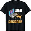 Funny Web Designer Website Design Developer Spider T-Shirt
