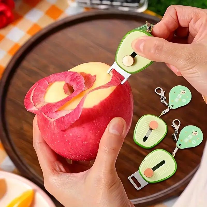 Портативная выдвижная овощечистка Мини многофункциональная овощечистка для фруктов и овощей Карманная овощечистка из нержавеющей стали для путешествий и отдыха на природе