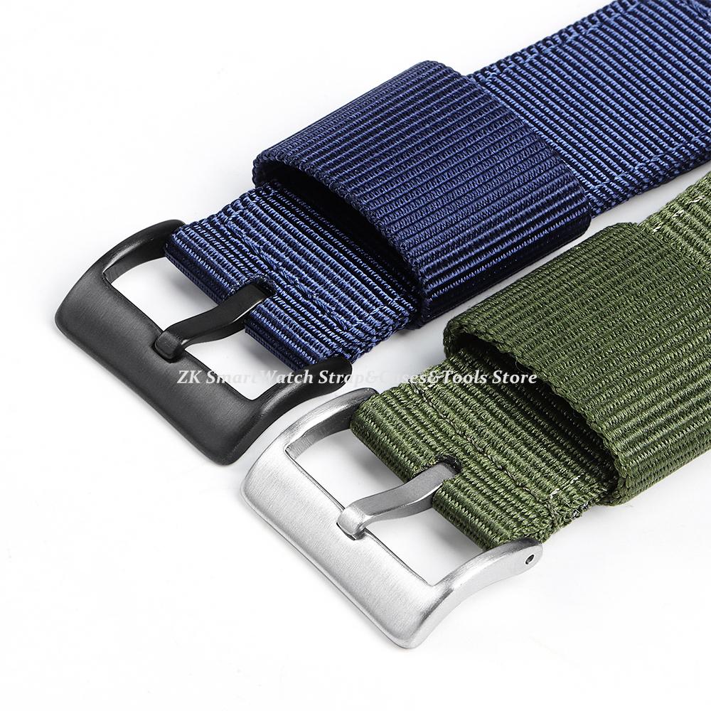 Nylon Strap 16mm 18mm for Casio AE-1200 1300 F-108 SGW-300/400/500 W-800H Canvas Watch Band Quick Release Men's Accessories Belt