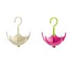 2Pcs Punch Free Umbrella Rotation Coat Hanger 5 Claw Bag Hooks  for Home