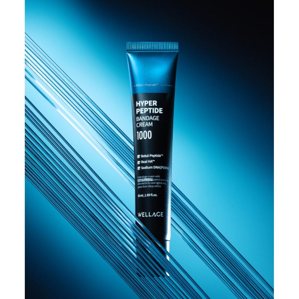 Wellage Ampoule 50ml + Bandage Cream 50ml  +lifting Mask 2 Sheets  Hyper Peptide