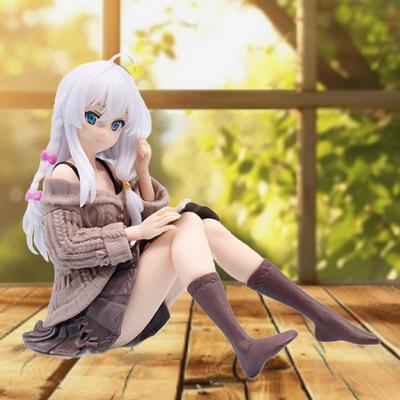Аниме фигурка Элейна сидящая читающая фигурки милая девушка фигурка Элейны кукла ПВХ модель игрушки коллекция для взрослых подарки