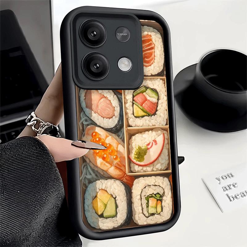 Phone Case for Xiaomi Redmi Note 15 14 13 Pro Plus Delicious Sushi Bento Shell 12S 11 11S 11T 5G 14S Soft Silicone Funda