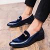 Men Social Shoe Autumn Luxury Men Dress Leather Shoe Fashion Flat Men Shoe Italian Business Casual Shoes Loafer